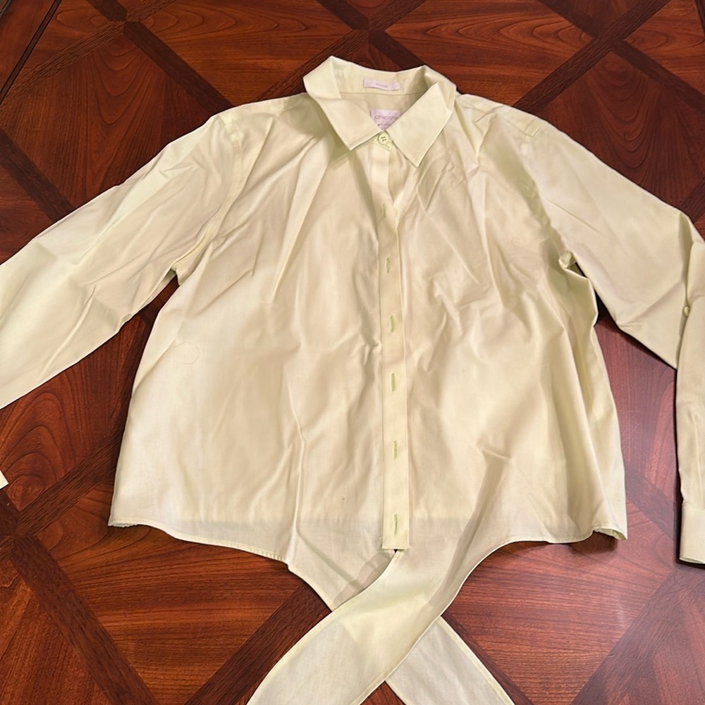 Chicos button down shirt size 0